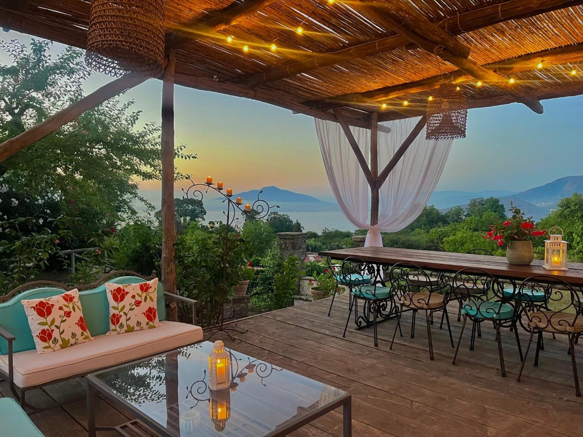 La Dimora: Relax In A Lovely Garden Massa Lubrense Luaran gambar